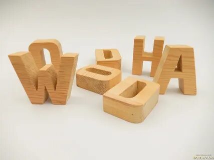 Деревянные буквы