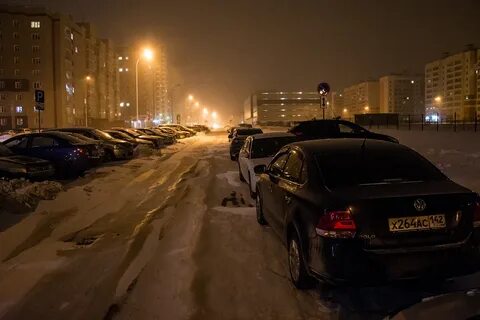 Стоянка в ночное время