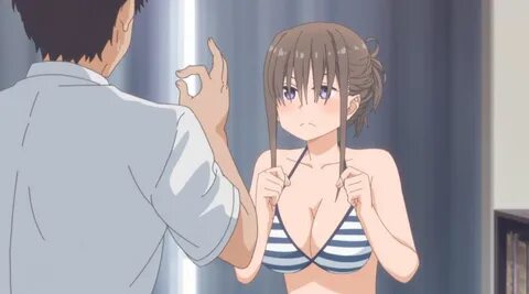 Getsuyoubi no Tawawa Anime Bouncing Around in Swimsuits 