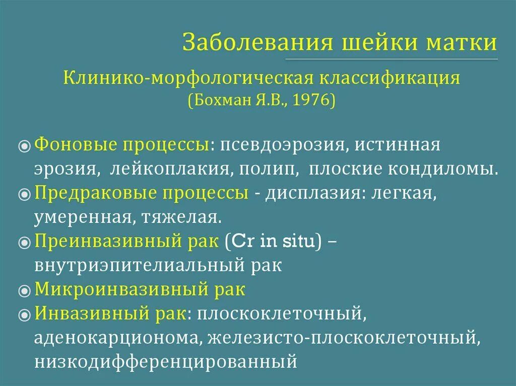 Группа заболеваний матки и придатков. Доброкачественные заболевания матки. Фоновые воспалительные процессы шейки матки. Воспалительные заболевания шейки матки классификация. Методы диагностики предраковых заболеваний шейки матки.