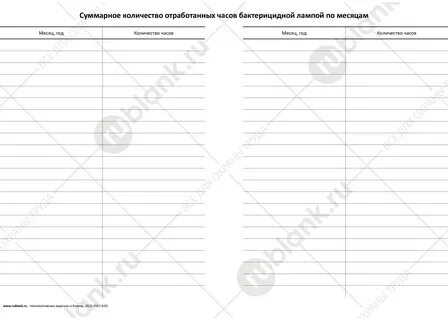 Как вести журнал бактерицидной