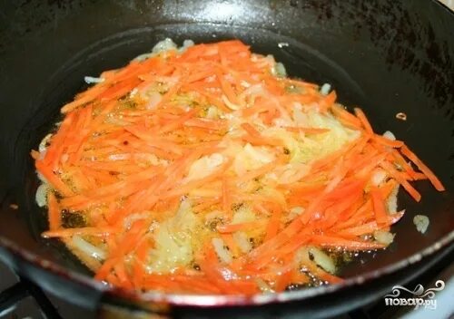Поджарка из моркови