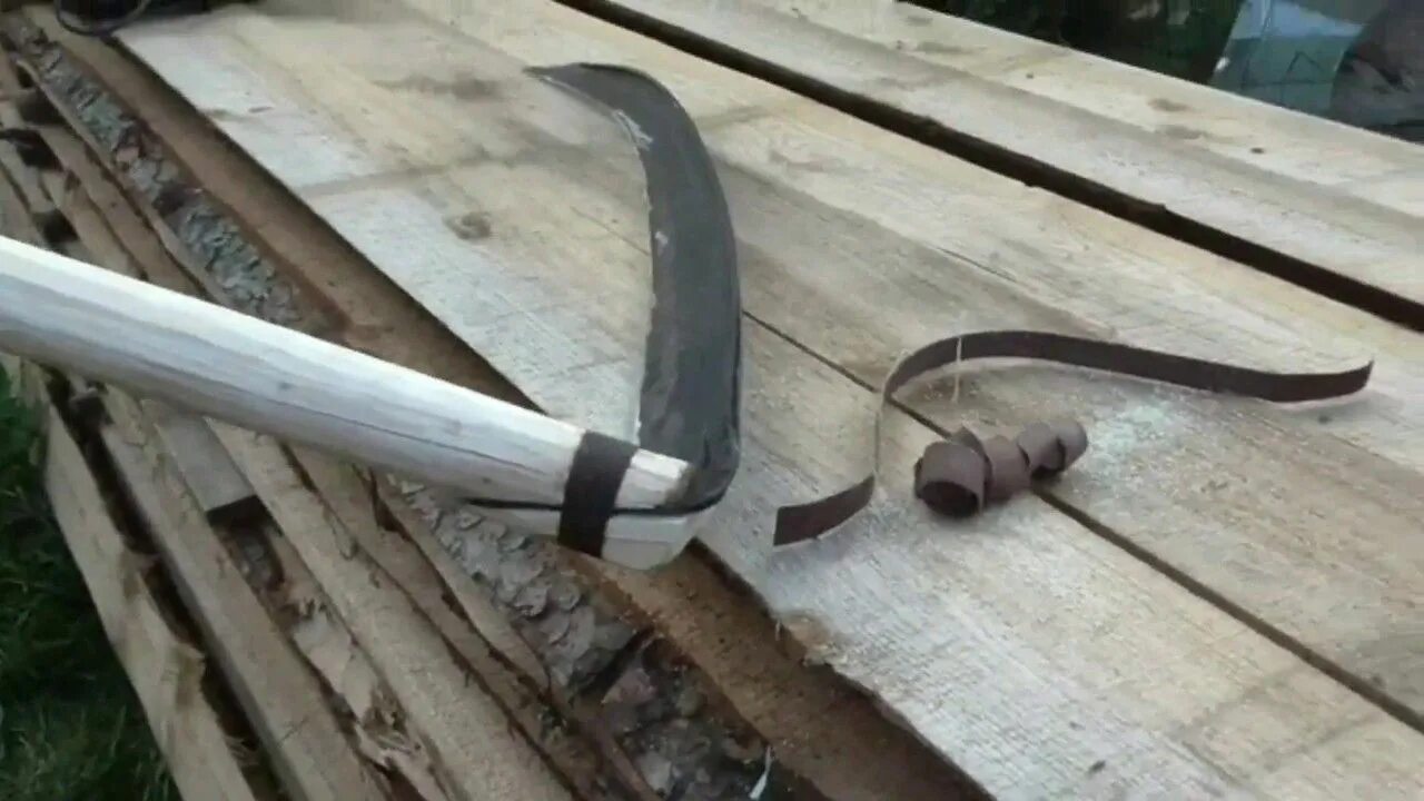 Как насадить литовку