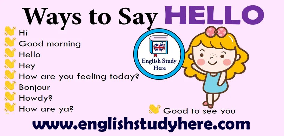How do you say in english. Ways to say hello. other ways to say hello. say hello in english. ways to say hello in english.