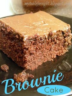 Brownie Cake on MyRecipeMagic.com Рецепты Тортов, Рецепты Десертов, Вкусная...
