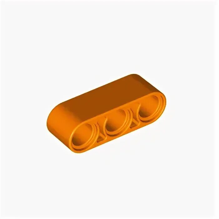 Thick 3. Echnic, liftarm thick 1 x 15, bright light orange.