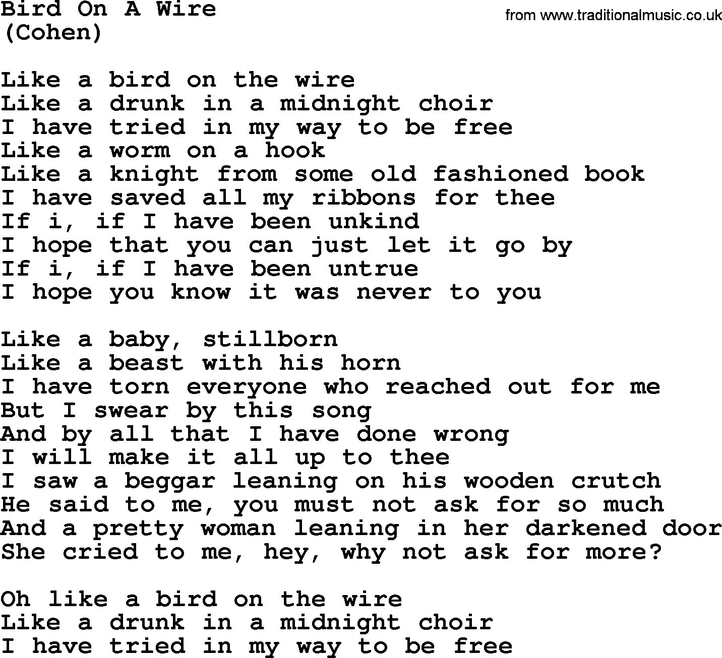 Песня two birds on a wire. Two Birds on a wire текст. Песня two Birds. Текст песни two Birds. Текст песни two Birds on a wire.