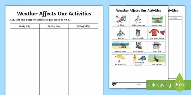The weather can affect. Weather affect. weather dairy шаблон для интерактивной. our activity.