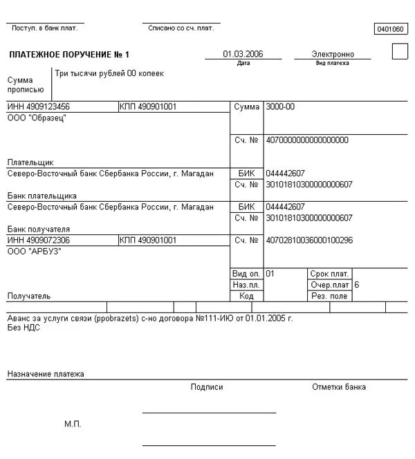 Платежное поручение форма 0401060. Назначение платежа авансовый платеж. Платежка аванс по заработной плате. Образец платежного поручения по заработной плате.