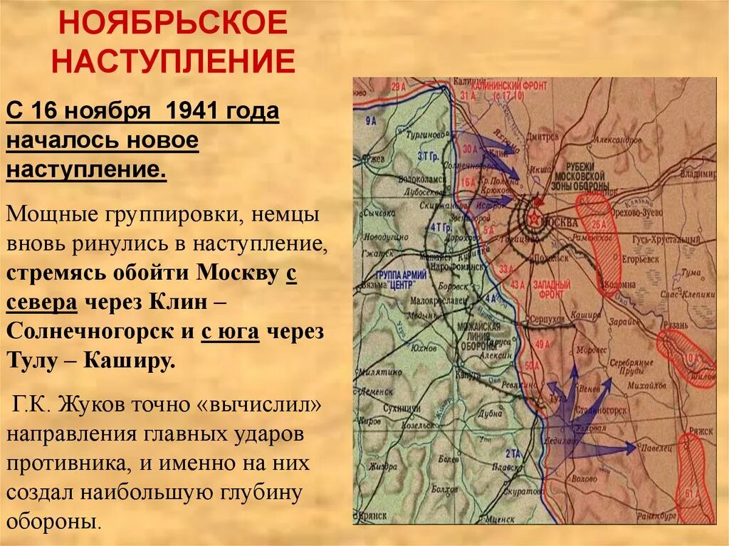 В конце ноября 1941 г силы южного