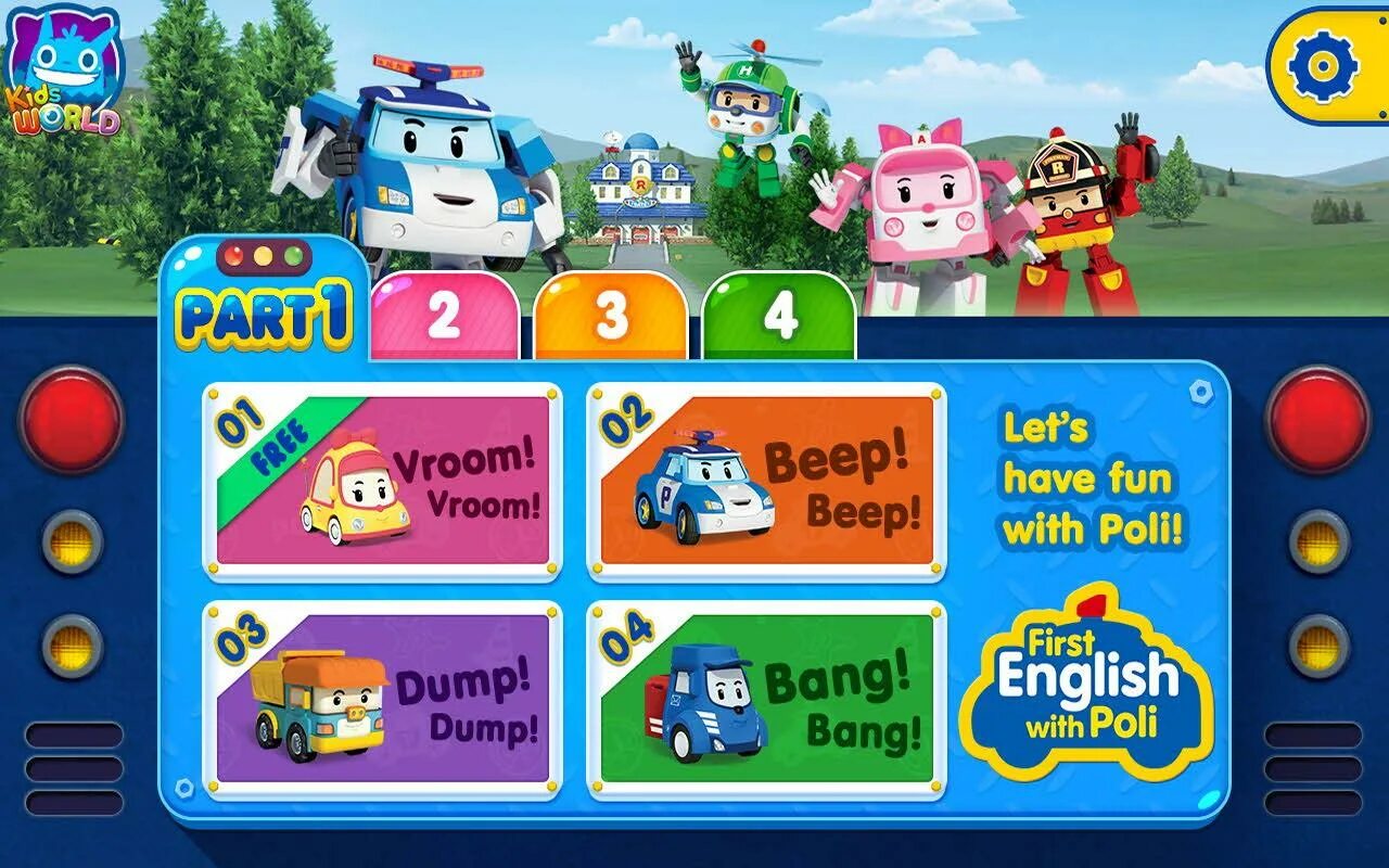 Включи игры робокаров. Robocar Poli English. Робокар Поли app. Poli Robocar Kids game. Робокар на английском языке.