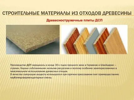 Материалы из которых она будет