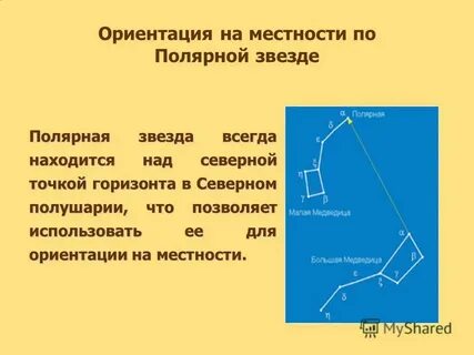 Полярная звезда какая сторона света