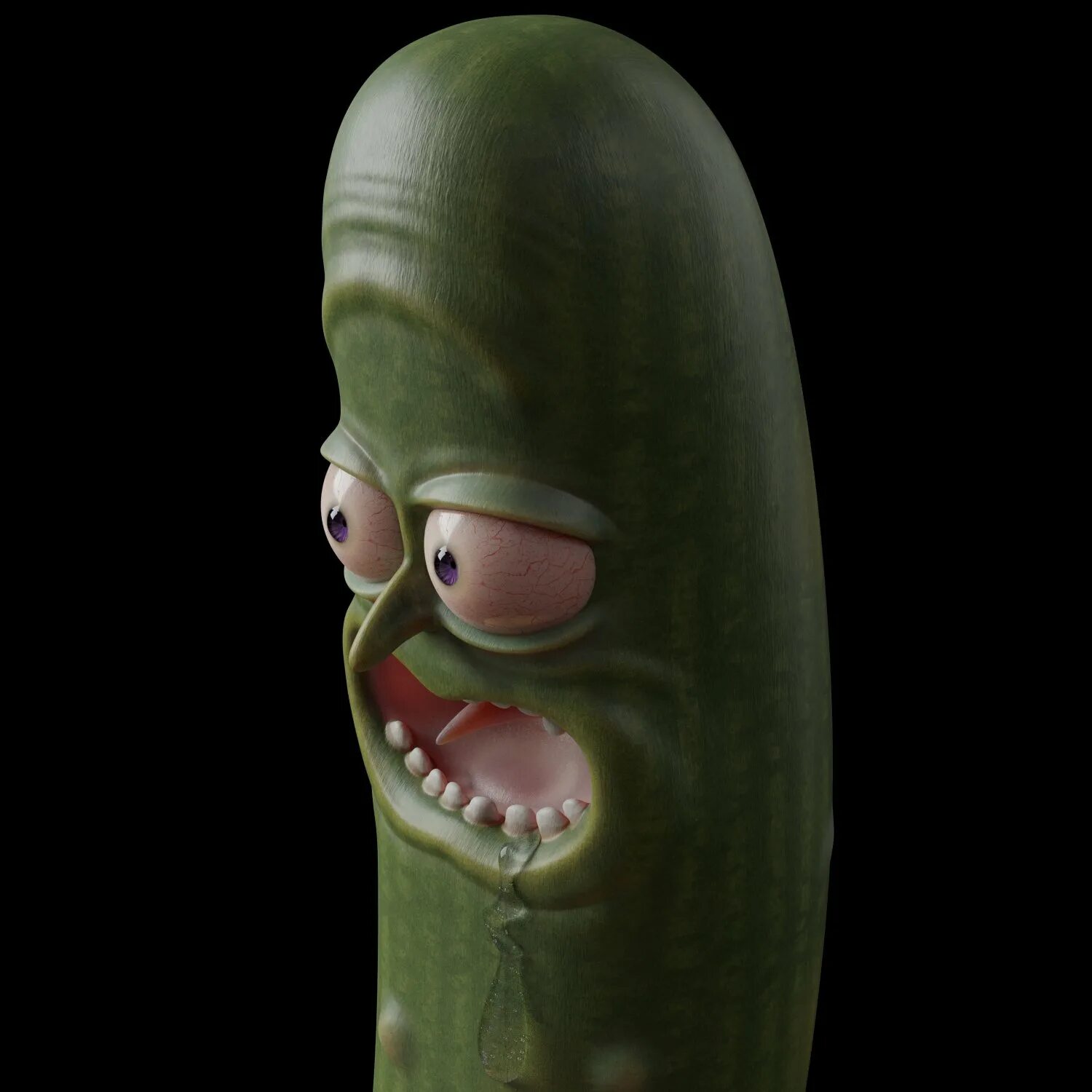 Рик 3д модель. Огурчик рик 3д. pickle rick 3d. огурчик рик 3д модель. pickle rick 3d model обои.