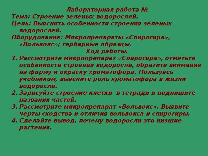 Лабораторная водоросли. Лабораторная работа строение зеленых водорослей. Вывод строение зеленых водорослей. Лабораторные работы по водорослям. Лабораторная работа на тему водоросли.