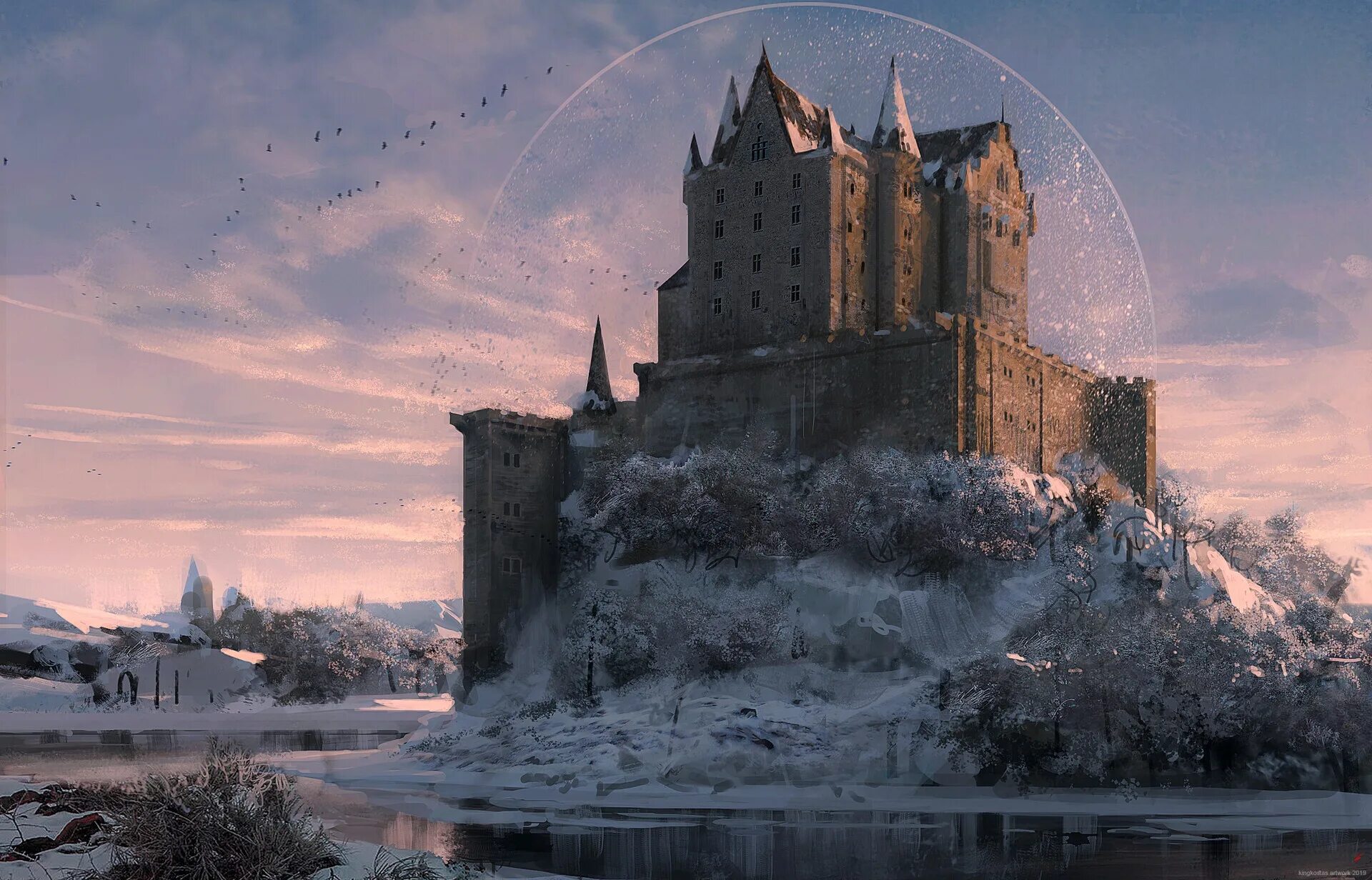 Открывая замки я буду. Замок Риссберг Ведьмак. Замок Нурменгард. Замок Fantasy Castle. Червоноградский замок зима.