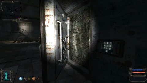 Кто то удерживает дверь сталкер тень чернобыля
