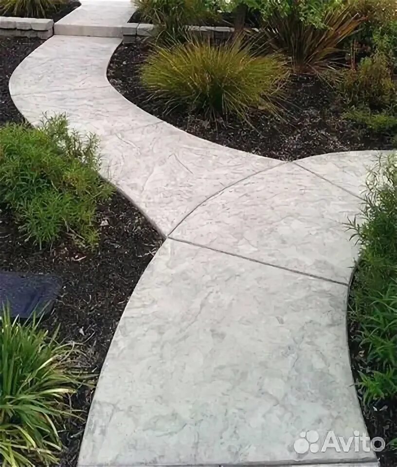 Бетонные дорожки на даче своими руками Concrete Walkways Pictures Gallery Concrete Network Concrete walkway, Stampe