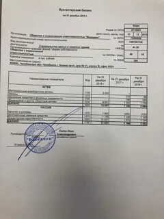 Бухгалтерский баланс 1370