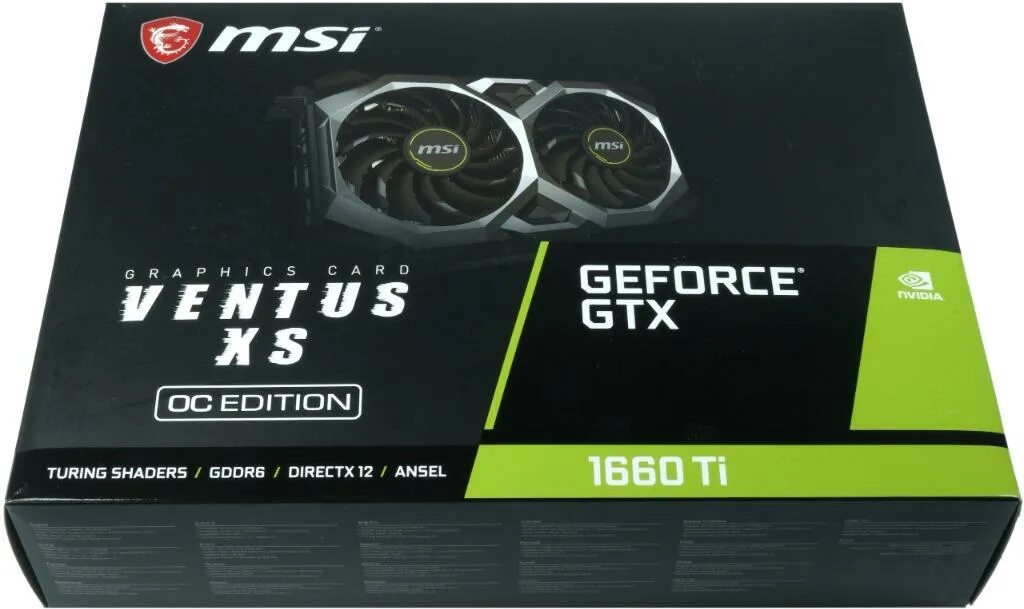 Gtx 1660 6gb msi ventus