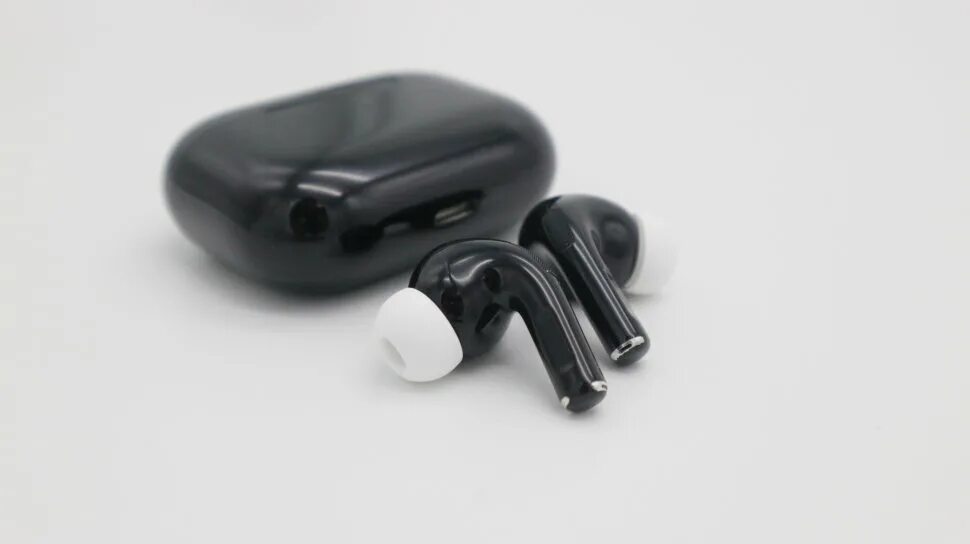 Гарнитура купить озон. Наушники TWS Apple AIRPODS Pro 2 белый. AIRPODS Pro 4 Black Headphones. Apple AIRPODS Pro черные. AIRPODS Pro 4 Mini.