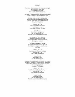 Песня let your go