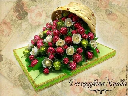 Букет для женщины из конфет своими