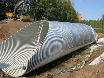 Гофрированные водопропускные трубы