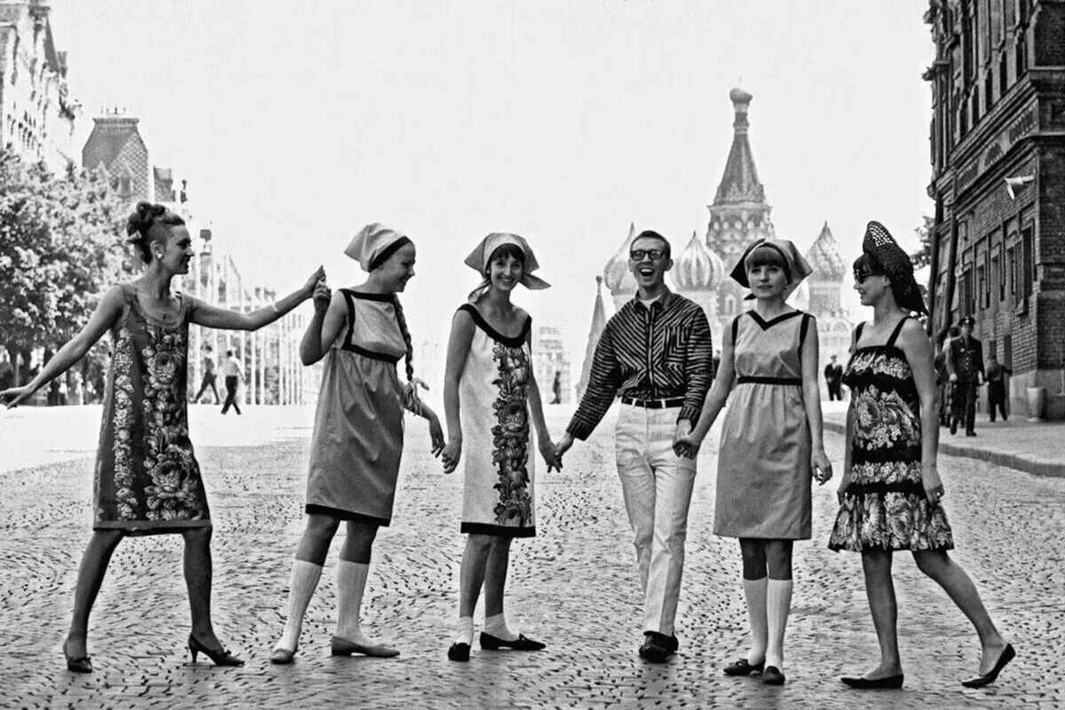Русские манекенщицы в Париже 1960.