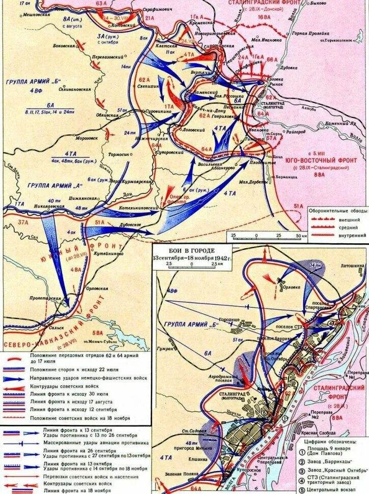 Сталинградский фронт. Карта Сталинградского фронта 1942. Карта Сталинградской битвы 1942 Донской фронт сентябрь. Сталинградский фронт 1942 год карта. Линия фронта к 19 ноября 1942.