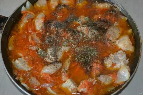 Подлива с мясом и овощами