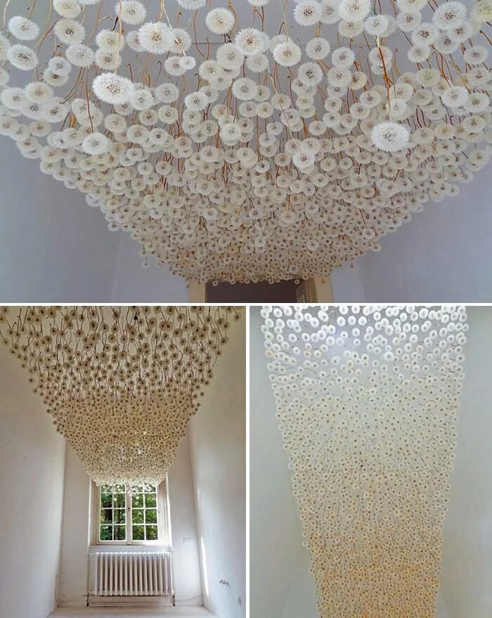 The Secret Gardener Ornamental ceilings, Ceiling installation, Crystal light