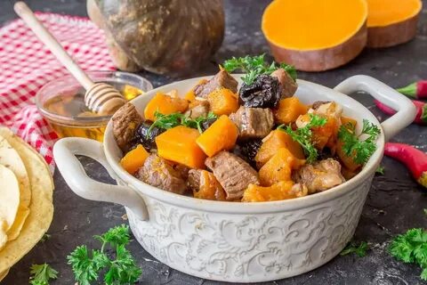 Рецепты с тыквой вкусные с мясом