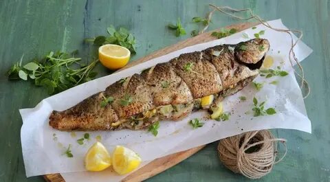 Рецепт рыбы с зеленью