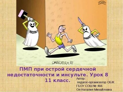 Первая помощь при сердечной недостаточности и инсульте
