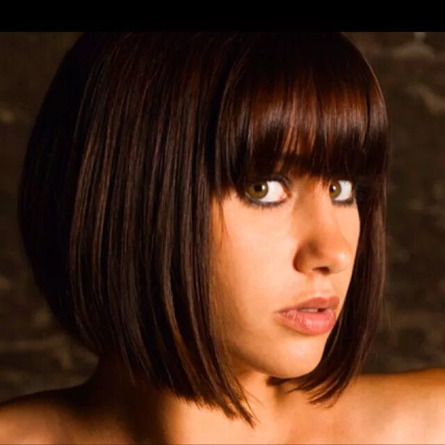 Dressed In White Shirt And Leather Jacket Short hair styles, Thick hair styles, 