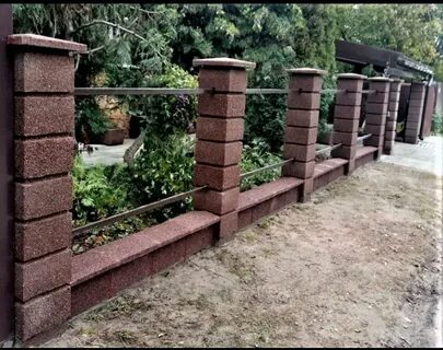 Каким бетонные столбы для забора