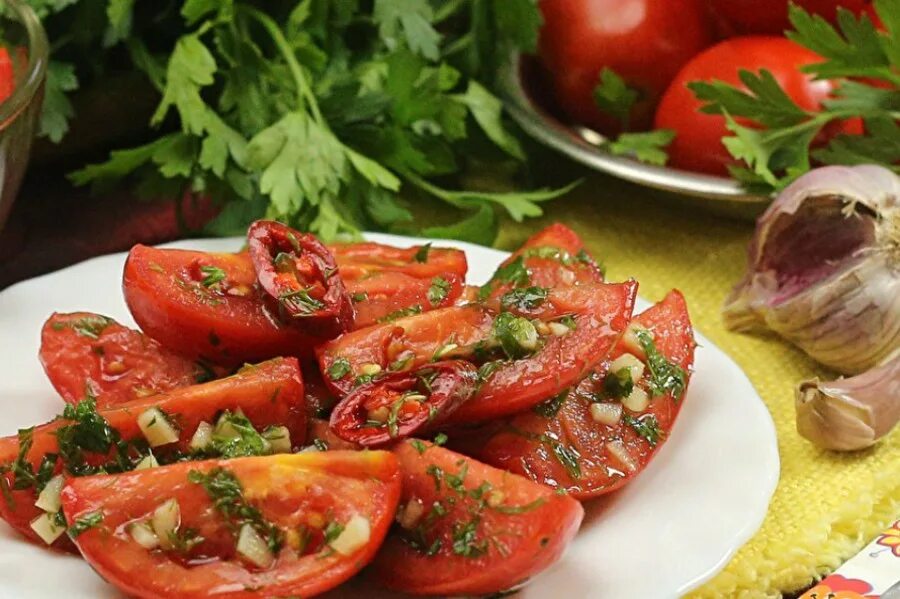 помидоры с ребрышками