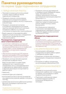 Пример памятки