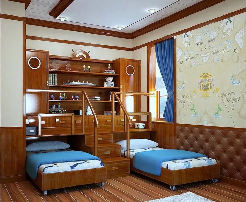 Детская для мальчика. Комната для двух мальчиков. Детская комната для двоих мальчишек. Подростковая комната для двух мальчиков. Интерьер детской для мальчика.