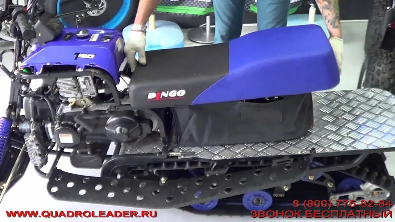 Новая модель снегохода Динго Т150
