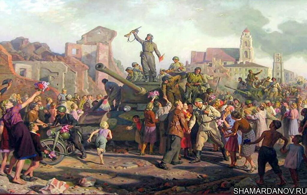 1 июля 1944. Освобождение Минска 1944. Освобождение Минска картина.