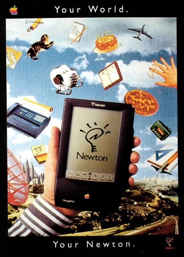 90 ньютон. Apple Newton 1993. Реклама Apple. Картинка Apple Newton. Реклама эпл 2023.