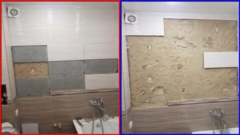 Отвалилась плитка в ванной