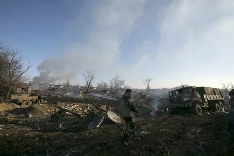 Обстрел дебальцево