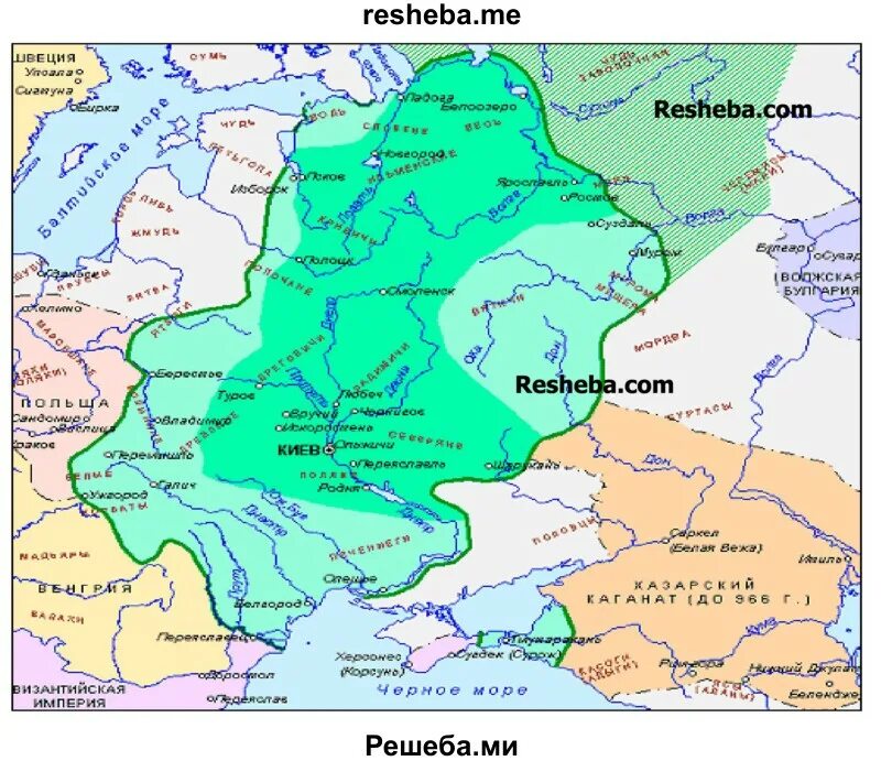 Древнерусское государство ix xii вв. Карта древнерусского государства 13 век. Карта древнерусского государства 12 века. Карта территории древней Руси в 9-11 веках. Карта древней Руси 10 век.