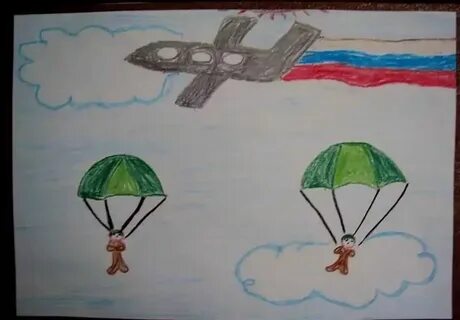 Рисунок на 23 февраля ребенку 6 лет
