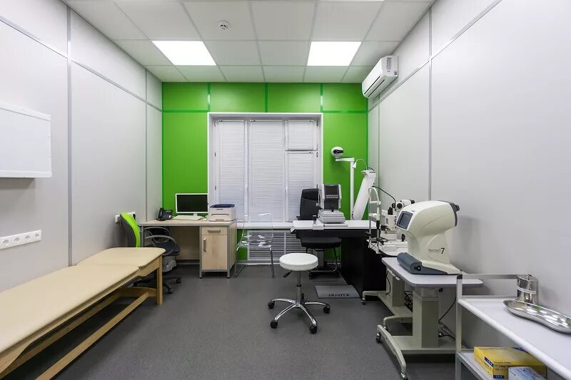 Поликлиника ру академика янгеля. Исследование глаза. Кабинет офтальмолога. Исследование зрения. Кабинет офтальмолога интерьер.