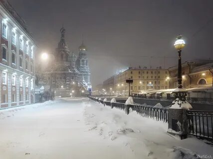 Санкт петербург снег