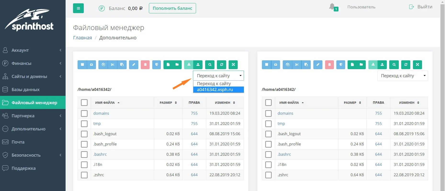 Easy realm хостинг. Файловый менеджер для хостинга. спринтхост личный кабинет. как загрузить сайт на хостинг sprinthost. алиасы для домена sprinthost.